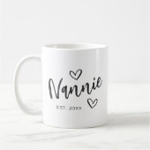 Nannie Year etablierte Oma Kaffeetasse (Links)