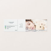 NANNOOS-GESCHÄFTSKARTE VISITENKARTEN (Außenseite Aufgefaltet)