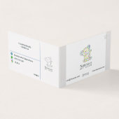 NANNOOS-GESCHÄFTSKARTE VISITENKARTEN (Vorderseite)