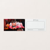 NANNOOS-GESCHÄFTSKARTE VISITENKARTEN (Innenseite Aufgefaltet)