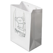 NANNOOS GIFT BAGS MITTLERE GESCHENKTÜTE (Rückseite Schrägansicht)