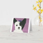 Nannten schöne Autos eines Hundes Gypsy Karte (Gelbe Blume)