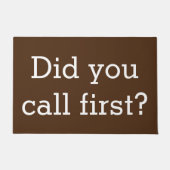 Nannten Sie erste lustige Tür-Matte Fußmatte (Vorderseite)