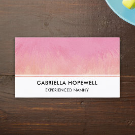 Nanny Babysitter Child Säugling Daycare Beruflich Visitenkarte