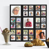 Nanny Black Foto Print Collage Leinwanddruck