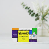 Nanny Business Card Visitenkarte (Stehend Vorderseite)