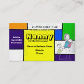 Nanny Business Card Visitenkarte (Vorderseite)