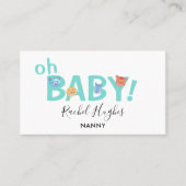 Nanny Business Card Visitenkarte (Vorderseite)