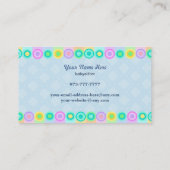 Nanny Business Cards Visitenkarte (Rückseite)