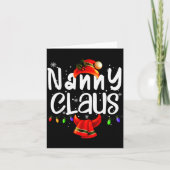 Nanny Claus Matching Christmas Costume Karte (Vorderseite)