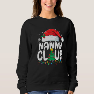Nanny Claus passende Gruppe Xmas Familie Weihnacht Sweatshirt