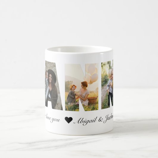 Nanny Foto Collage Kaffeetasse (Mittel)