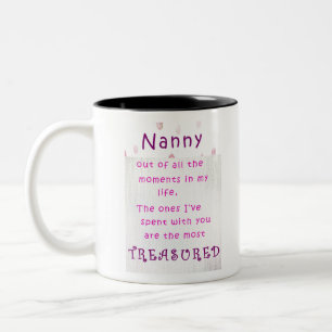 Nanny-Geschenk Zweifarbige Tasse