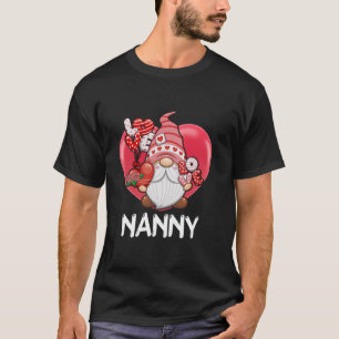 Nanny Gnome Valentine Familie Matching Valentine T-Shirt