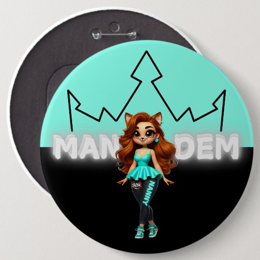 Nanny - Mandem Collection -SVBK- SILVERBCKK TTV Button (Vorne & Hinten)