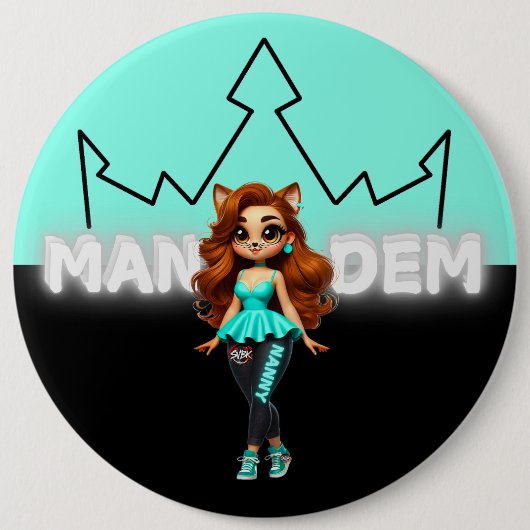 Nanny - Mandem Collection -SVBK- SILVERBCKK TTV Button (Vorderseite)