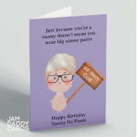 Nanny No Pants Funny Geburtstag