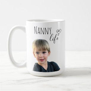 Nanny Oma Life Customize Foto Kaffeetasse