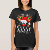 Nanny Reindeer Christmas Family Matching Group Fun T-Shirt (Vorderseite)