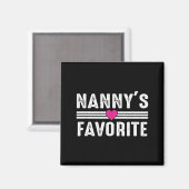 Nanny's Favorite  Magnet (Vorderseite/Rückseite)