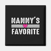 Nanny's Favorite  Magnet (Vorne)