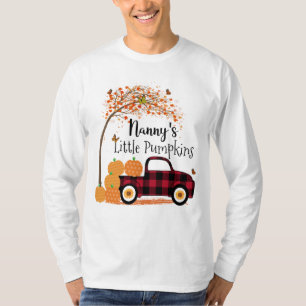 Nanny's Little Pumpkins Red Truck Herbst T-Shirt