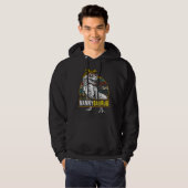 Nannysaurus Leopard Rex Dinosaur Nanny Saurus Moth Hoodie (Vorne ganz)