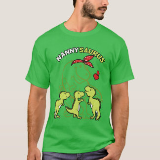 Nannysaurus Nannyrannosaurus Dinosaurier Mütter Ju T-Shirt