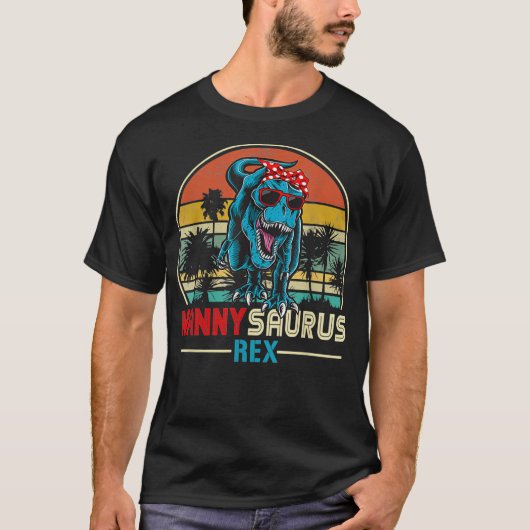 Nannysaurus Re Best Nanny Family T-Shirt (Vorderseite)
