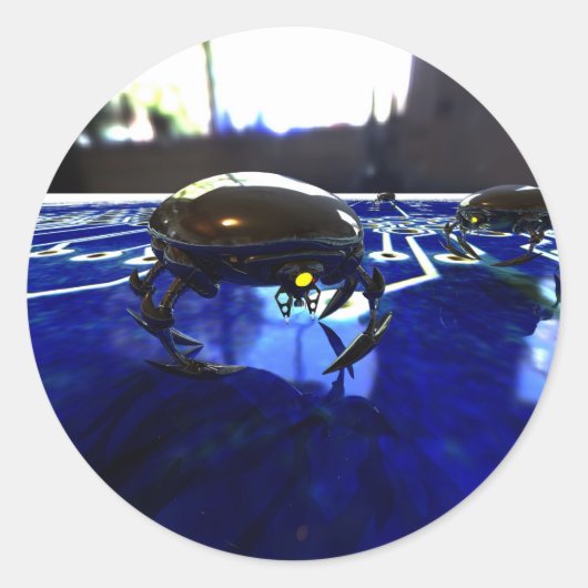 Nano Bots Sticker (Vorderseite)