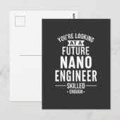 NANO engineer gift Postkarte (Vorne/Hinten)