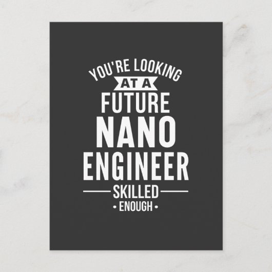 NANO engineer gift Postkarte (Vorderseite)