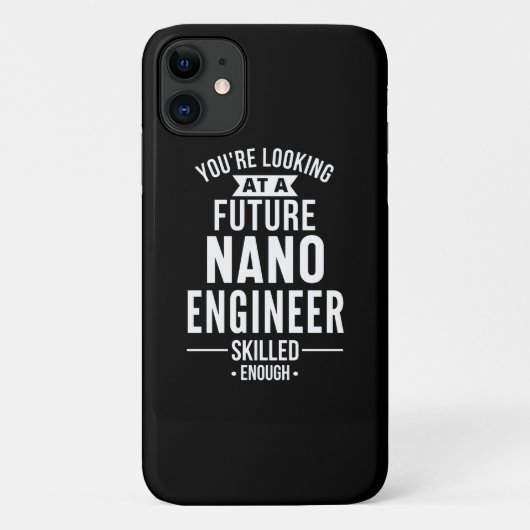 NANO-Geschenk für Ingenieure Case-Mate iPhone Hülle (Rückseite)