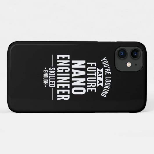 NANO-Geschenk für Ingenieure Case-Mate iPhone Hülle (Rückseite (Horizontal))