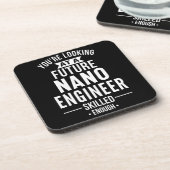 NANO-Geschenk für Ingenieure Getränkeuntersetzer (Linke Seite)