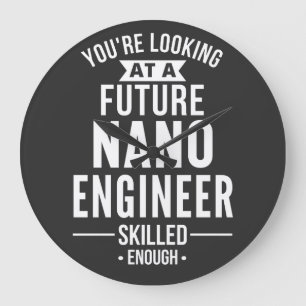 NANO-Geschenk für Ingenieure Große Wanduhr