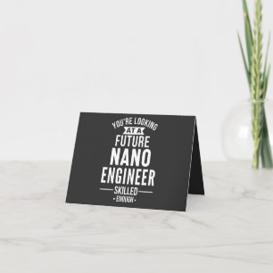 NANO-Geschenk für Ingenieure Karte