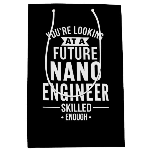 NANO-Geschenk für Ingenieure Mittlere Geschenktüte (Vorderseite)