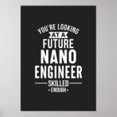 NANO-Geschenk für Ingenieure Poster (Vorne)