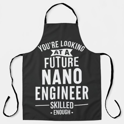 NANO-Geschenk für Ingenieure Schürze (Vorderseite)