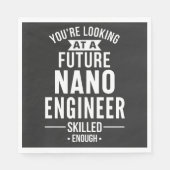 NANO-Geschenk für Ingenieure Serviette (Vorderseite)