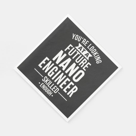 NANO-Geschenk für Ingenieure Serviette (Ecke)