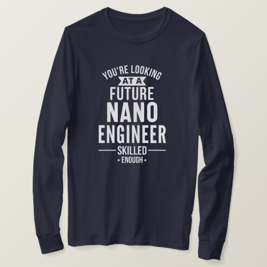 NANO-Geschenk für Ingenieure T-Shirt (Design vorne)