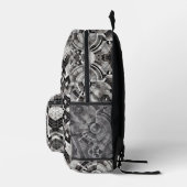 Nanometer Chip Kariert Geometric Taiwan Monogram Bedruckter Rucksack (Rechts)