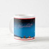 Nanometer-Weihnachten Kaffeetasse (Vorderseite Links)