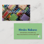 nanonano visitenkarte (Vorne/Hinten)