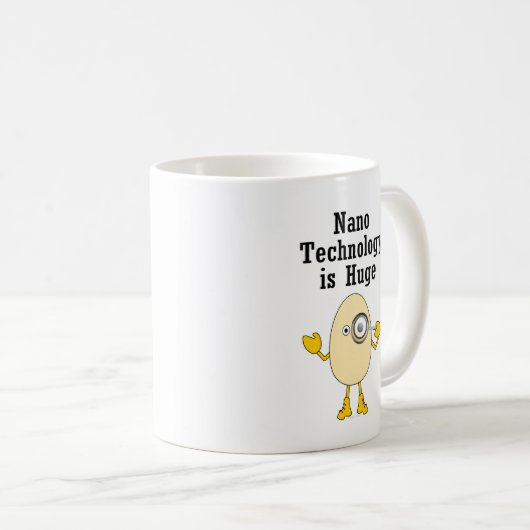 Nanotechnologie Egghead Kaffeetasse (VorderseiteRechts)