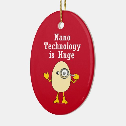 Nanotechnologie Egghead Keramik Ornament (Links)