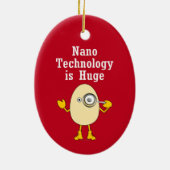 Nanotechnologie Egghead Keramik Ornament (Hinten)