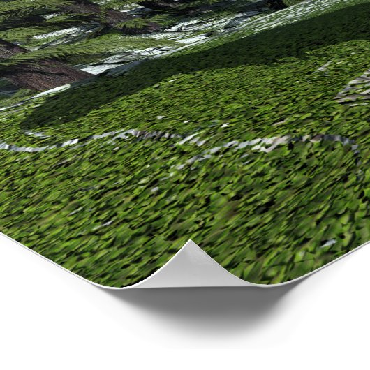 Nanotyrannus dinosaur - 3D rendern Poster (Ecke)